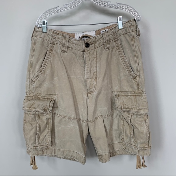 Vintage Abercrombie & Fitch Cargo Shorts Size 33 - Picture 1 of 14
